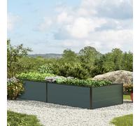 GFP Halfsize 235 x 99 x 39 cm Carré potager surélevé, anthracite - (GFPV00533)