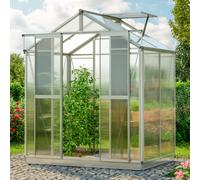 GFP Hobby 179 x 133 cm Serre de jardin, incl. kit d'accessoires XL, 8 mm panneaux double paroi - (GFPV00842)