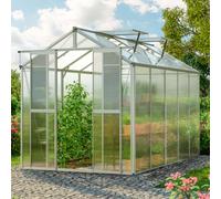 GFP Hobby 179 x 322 cm Serre de jardin, 8 mm panneaux double paroi - (GFPV00850)
