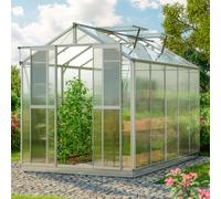GFP Hobby 179 x 322 cm Serre de jardin, incl. kit d'accessoires XL, 8 mm panneaux double paroi - (GFPV00851)
