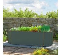 GFP Hobby 219 x 119 x 77 cm Carré potager surélevé, anthracite - (GFPV00597)