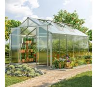 GFP Hobby 225 x 384 cm Serre de jardin, 6 mm panneaux double paroi - (GFPV00044)