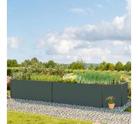 GFP Hobby 299 x 119 x 77 cm Carré potager surélevé, anthracite - (GFPV00609)