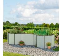 GFP Hobby 331 x 131 x 77 cm Carré potager surélevé, aluminium eloxé - (GFPV00587)