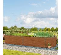 GFP Hobby 361 x 119 x 77 cm Carré potager surélevé, aspect bois - (GFPV00614)