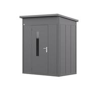 GFP Primeyard Abri de Jardin en métal 180x122x231 cm Armoire de Jardin Anthracite