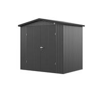 GFP Primeyard Abri de Jardin en métal 210x150x205 cm Armoire de Jardin Anthracite