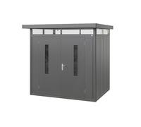 GFP Primeyard Abri de Jardin en métal 228x180x231 cm Armoire de Jardin Anthracite