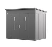 GFP Primeyard Abri de Jardin en métal 263x180x231 cm Armoire de Jardin Anthracite