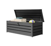 GFP Primeyard Coffre de Jardin 179x79x61 cm Coffre de Rangement extérieur métal Anthracite