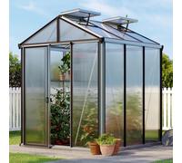 GFP Pro 199 x 199 cm Serre de jardin, aluminium, incl. kit d'accessoires Pro 2 - (GFPV00131)