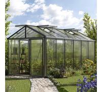 GFP Pro 235 x 460 cm Serre de jardin, aluminium, incl. kit d'accessoires Pro 2 - (GFPV00165)