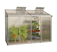 GFP Serre adossée 294 x 147 cm - Eden 24 - Panneaux en Polycarbonate 10 mm