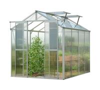 GFP Serre Picco 4 Cadre Aluminium 179 x 259 cm Panneaux en Polycarbonate de 8 mm