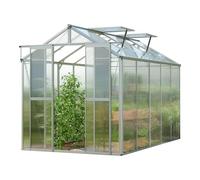 GFP Serre Picco 5 Cadre Aluminium 179 x 322 cm Panneaux en Polycarbonate de 6 mm