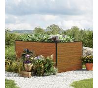 GFP Standard 150 x 99 x 77 cm Carré potager surélevé, aspect bois - (GFPV00332)