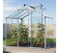 GFP Standard 192 x 192 cm Serre de jardin, 6 mm panneaux double paroi - (GFPV00725)
