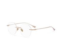 GFPHBJ Lunette Anti Lumiere Bleue pour Hommes Et Femmes Mode Titane Pur sans Monture Lunettes Anti-lumière Bleue Anti-Fatigue Oculaire Lecture Lunettes D'ordinateur,E