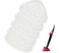 GFRED 5 Pices Recharge de Lavette Balai Vapeur en Microfibre Compatibles Avec Vileda Steam MopBalais Vapeur BLANC 5PCS SERPILLERE