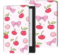 GFRGTFHYT Étui pour Kindle Scribe 10,2" (version 2024/2022) léger en similicuir PU, réglable, multi-angle, Smart Shell avec fonction veille/réveil automatique pour liseuse Kindle Scribe 10,2", cerise