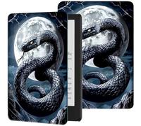 GFRGTFHYT Étui pour Kindle Scribe 10,2" (version 2024/2022) léger en similicuir PU, réglable, multi-angle, Smart Shell avec fonction veille/réveil automatique pour liseuse Kindle Scribe 10,2", serpent