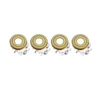 GFRWKCEX Têtes de Rasoir de Rechange, compatibles avec Le crâne, Rasoir Pitbull Gold Pro, Lame de Rechange for Rasoir Pitbull(4 PCS G)