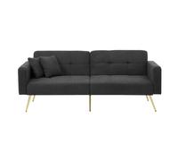 GFRYSBMQ Loveseat Convertible Tapissé avec Dossier Réglable et Structure Solide - Canapé Pliable, Solution d’Assise Polyvalente Idéale pour Salon, Appartement et Bureau à Domicile