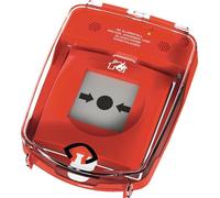 GfS Capot de protection (avec alarme d'ouverture / pour sécuriser les détecteurs à bouton-poussoir) - 411 001