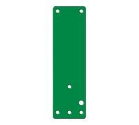 GFS Plaque de montage GFS 901 670 Mont.sur portes coupe-feu laqué en vert L 175 mm l 52 mm Quantité:1