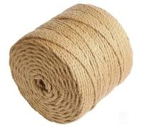 Gfsdjalkj Corde de Jute Naturelle de 100 m, 2 mm, idéale for Le Bricolage, la Couture, Les fêtes, Les Mariages et la décoration de la Maison