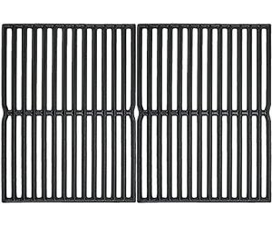 GFTIME 38CM X 28.6CM Grille de cuisson en fonte 7522 pour Weber Spirit E/S-210 220 (avec boutons de brûleur latéral), Spirit 500, pièce de rechange 7521