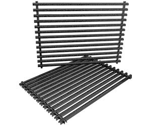 GFTIME 44 X 30CM 7525 Grille de Cuisson pour Weber Spirit I & II 300 Series E-310, E-320, S-310, S-320, Spirit 700/900, Porcelaine émaillée Barbecue Gril Gaz pièce Rechange 7525 7527 7638 7639