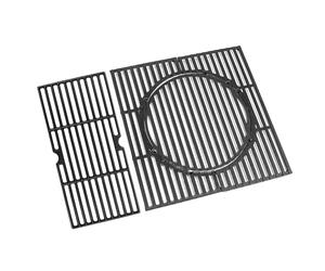 GFTIME Grille de cuisson en fonte Switch Grid - 43 x 42 cm - Pour Enders Boston 3, Enders Monroe Pro 3, Charbroil, Barbecook Siesta 310, Barbecook Manua 2, Landmann Triton 3 & 4, Grille de cuisson en