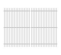 GFTIME Lot de 2 grilles de cuisson en acier inoxydable 44,4 x 30 cm - Massives - 7 mm - Pour Enders Kansas 3, Campingaz, Broilking, Rösle Videro G3, Napoléon, Charbroil