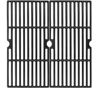 GFTIME Lot de 2 grilles de cuisson en fonte 43x21 cm pour CharBroil Gas2Coal 330, Charbroil Advantage Series, Barbecook Siesta 310, Landmann Triton 3&4, Profi Cook PC-GG