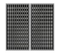 GFTIME Lot de 2 grilles de cuisson infrarouges 43,2 cm pour Charbroil Performance TRU infrarouge 2 brûleurs à gaz, porcelaine et acier - Pièces de rechange pour Charbroil 463633316, 463672016,
