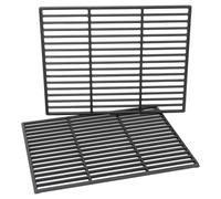 GFTIME Lot de 2 grilles de rechange en fonte émaillée pour barbecue Tepro Toronto XXL, Tarrington House Memphis XL, 46 x 71 cm