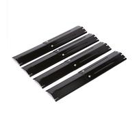 GFTIME Lot de 4 cache-brûleurs universels de 29,8 à 53,3 cm pour la plupart des barbecues à gaz, émail, pour Charbroil, Landmann, Enders, Taino, Barbecook, Proficook, etc