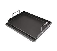 GFTIME Plaque de cuisson universelle 43 x 33 cm - Plancha pour barbecues à gaz et au charbon - Barbecue électrique - Revêtement antiadhésif - Grande