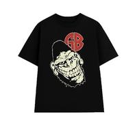 gfu6dle 90'S Gorilla Biscuits Black Graphic T-Shirt Black L