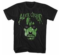 gfu6dle Alice Cooper Alien Face Black Adult T-Shirt Black 3XL