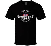 gfu6dle American by Birth Southern by The Grace of God T Shirt Black S