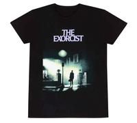gfu6dle The Exorcist T-Shirt Poster Horror Movie Black Black XXL