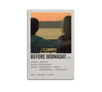GFUWEWQEGUU Affiches « Before Midnight » - Impression sur toile vintage pour salon, chambre à coucher - 60 x 90 cm - Style rétro - Sans cadre