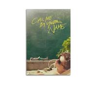 GFUWEWQEGUU Affiches « Call Me by Your Name » - Impression sur toile vintage pour salon, chambre à coucher, 50 x 75 cm - Style rétro - Sans cadre