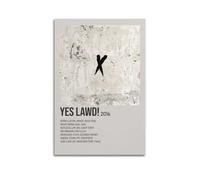 GFUWEWQEGUU Anderson .Paak Album Yes Lawd! Poster décoratif sur toile vintage pour salon, chambre à coucher, 40 x 60 cm, sans cadre