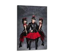 GFUWEWQEGUU Babymetal Poster décoratif sur toile vintage pour salon, chambre à coucher, 40 x 60 cm, style cadre