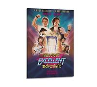 GFUWEWQEGUU Bill & Ted Excellente affiche d'aventure - Art mural décoratif - Toile vintage pour salon, chambre à coucher - 40 x 60 cm - Style cadre