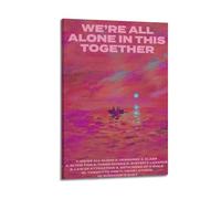 GFUWEWQEGUU Poster de l'album Dave Were All Alone In This Together - Décoration murale décorative - Toile vintage pour salon, chambre à coucher - 30 x 45 cm - Style cadre