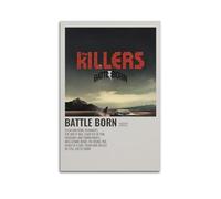 GFUWEWQEGUU Poster décoratif The Killers Battle Born - Impression sur toile vintage pour salon, chambre à coucher - 40 x 60 cm - Sans cadre